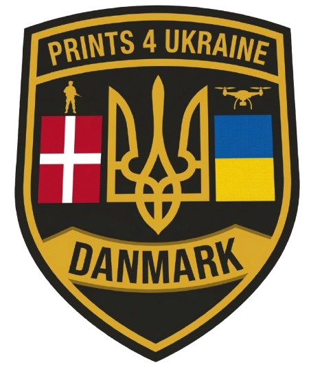 Prints 4 Ukraine Danmark logo